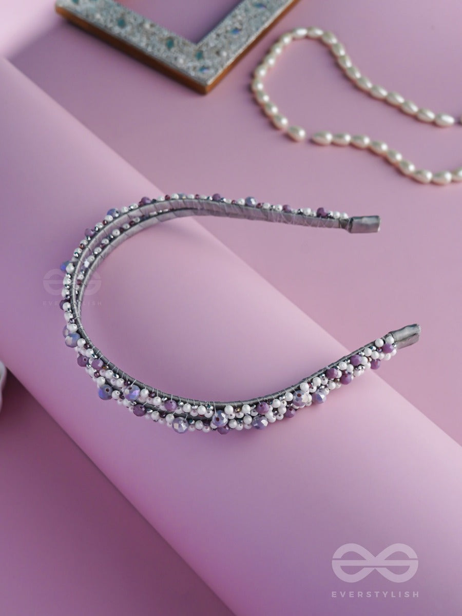 Vivikta - The Refined Splendor - Beaded Hand Embroidered Hairband