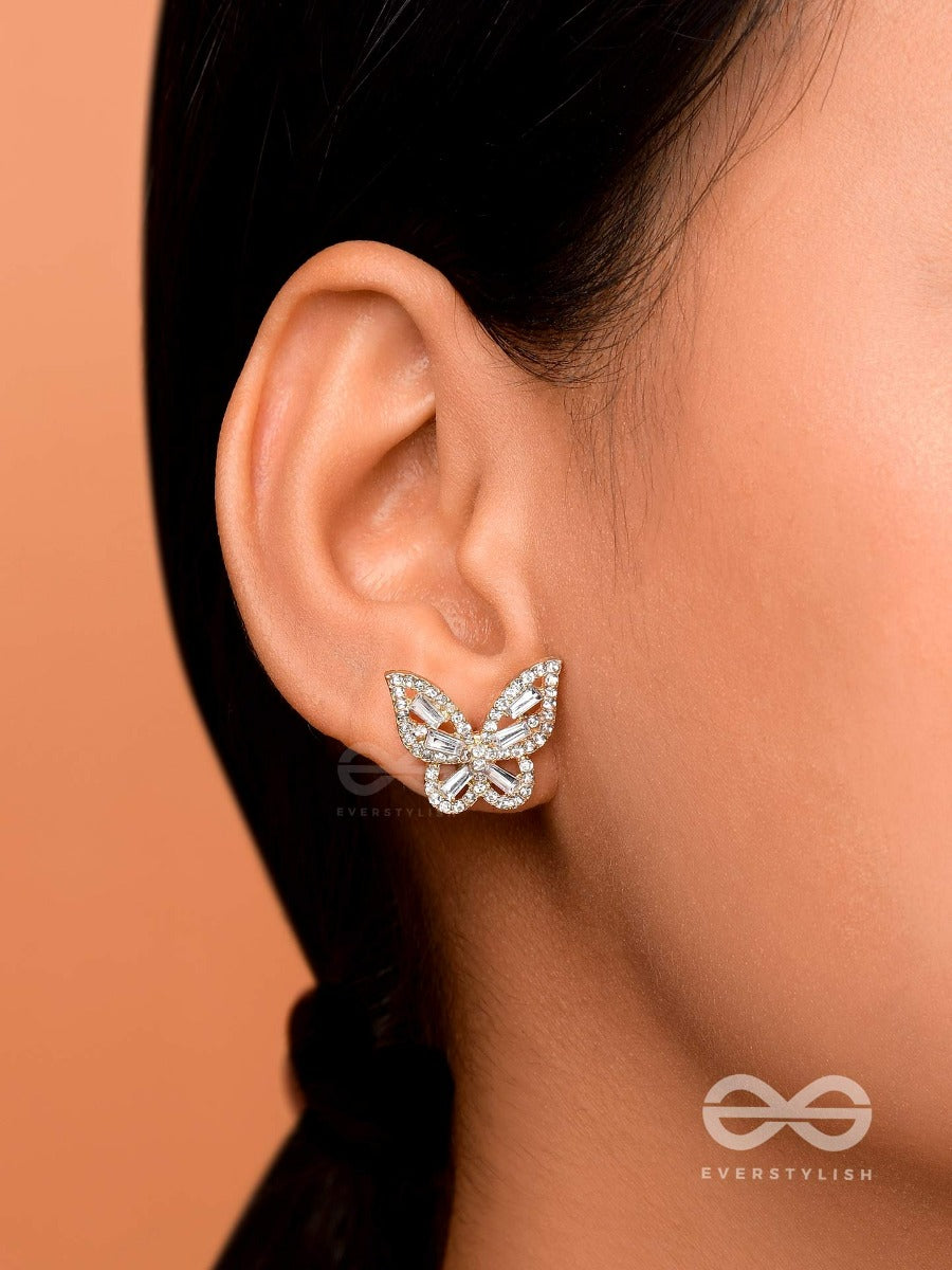 Twilight Flutterbeams - Golden Sparkling Studs