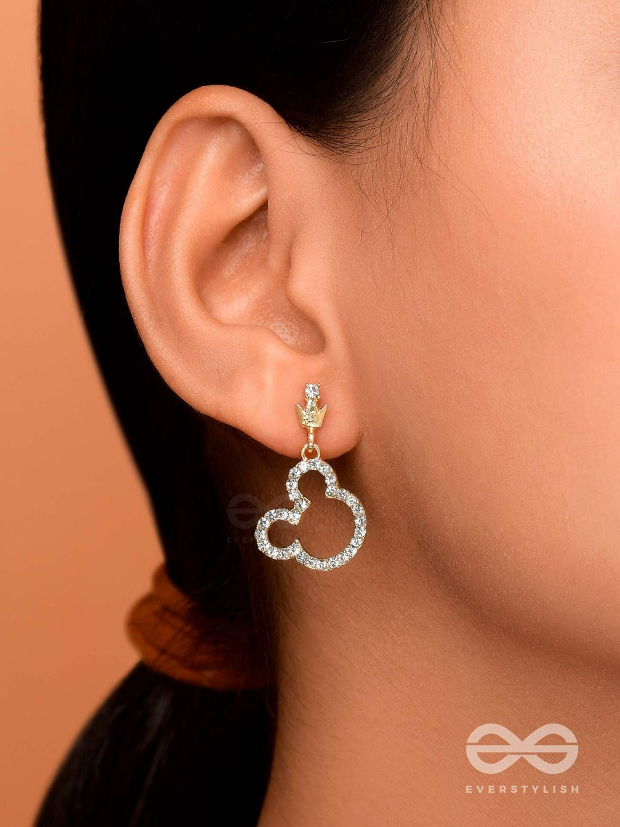 Mickey Ears On - Cute Sparkling Earrings