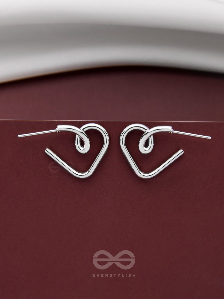 Incomplete Love Notes - Silver Studs
