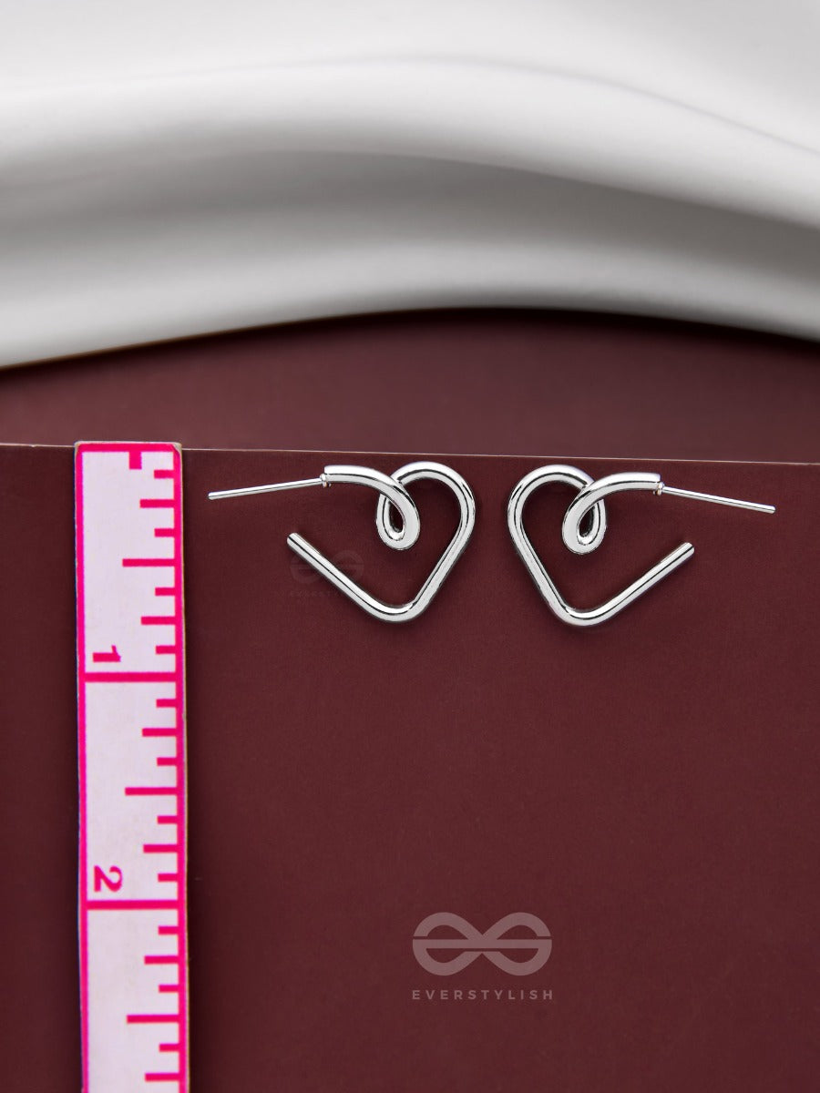 Incomplete Love Notes - Silver Studs