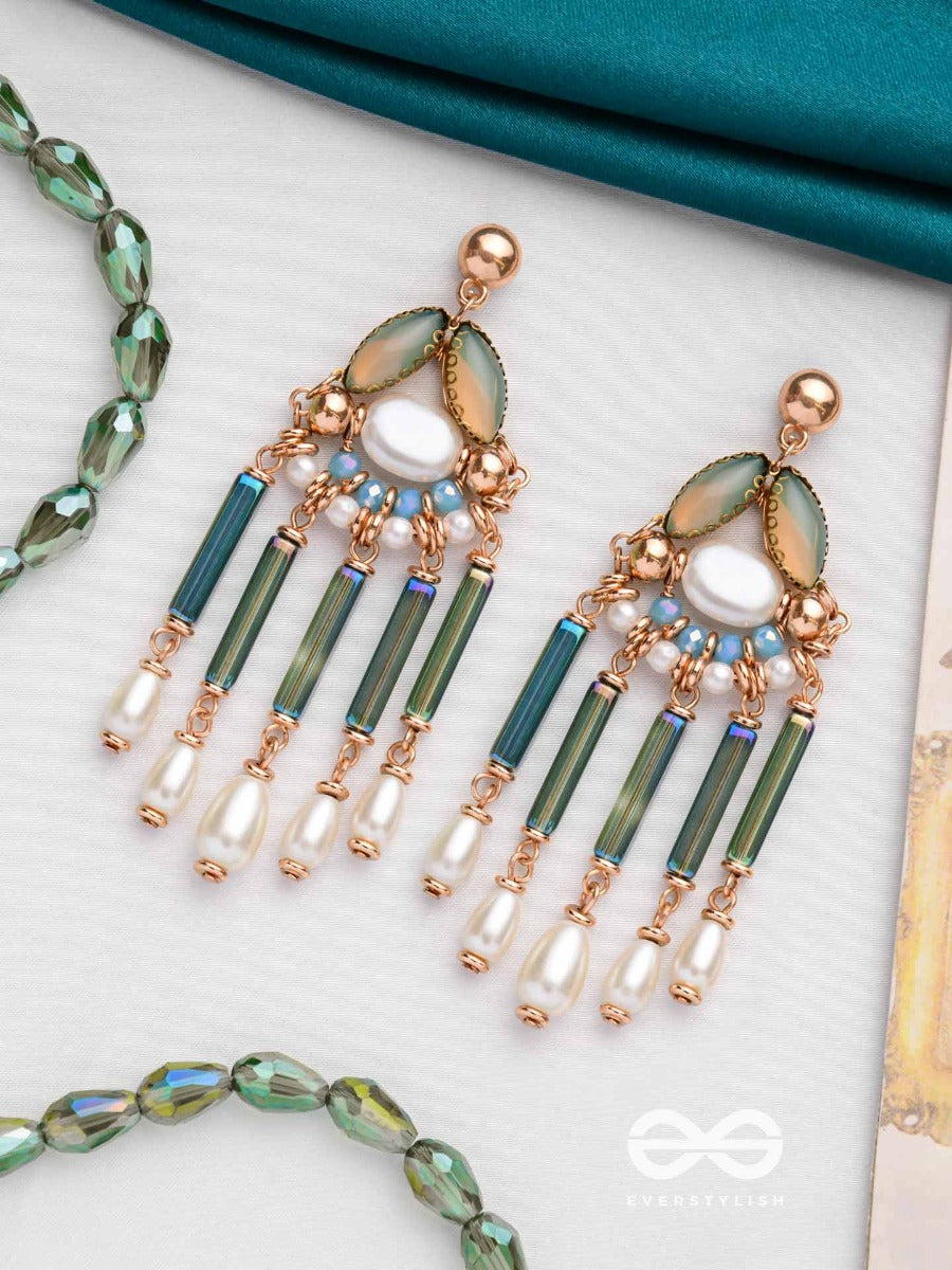 The Forest Rain - Statement Drop Earrings