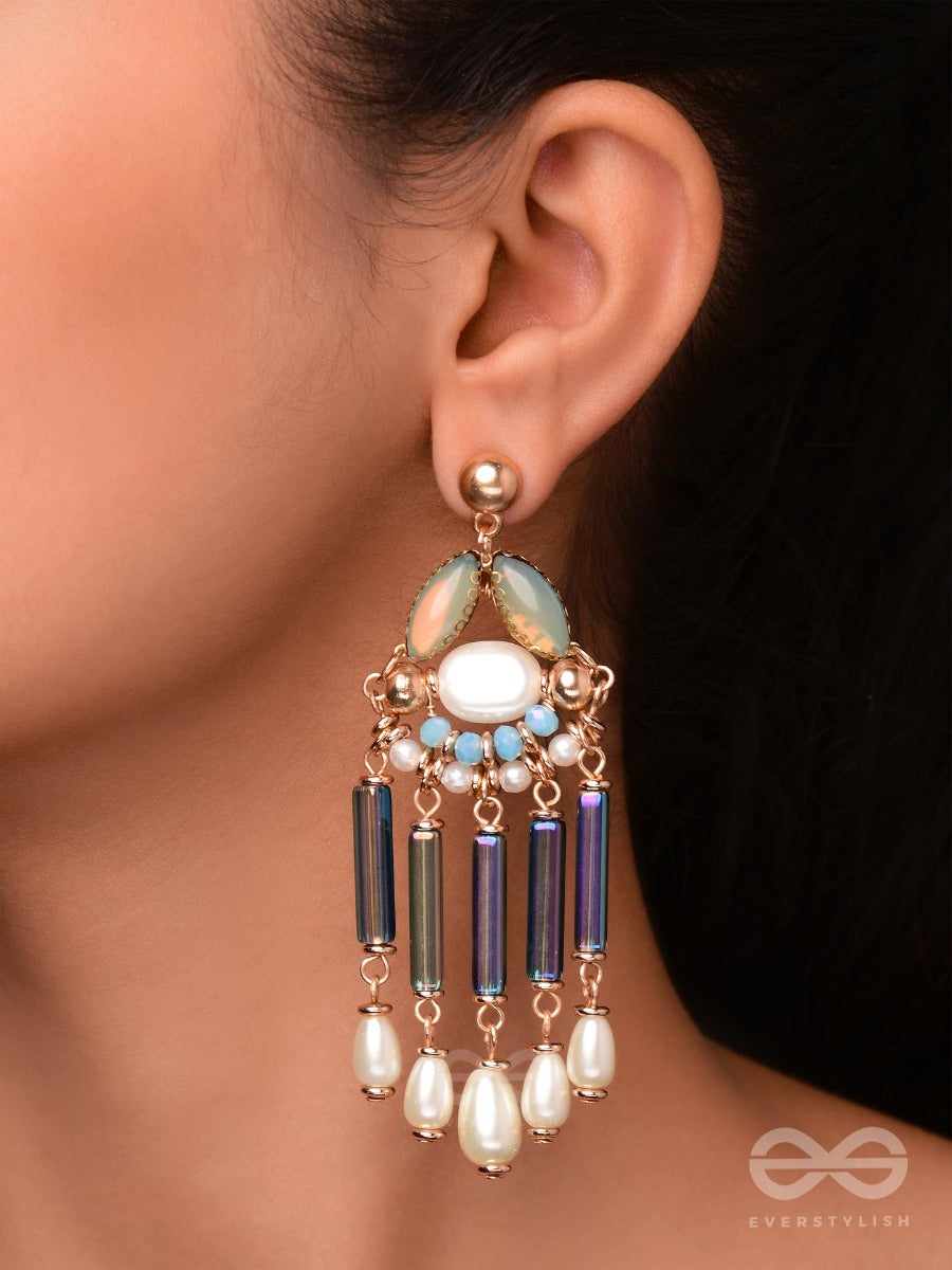 The Forest Rain - Statement Drop Earrings