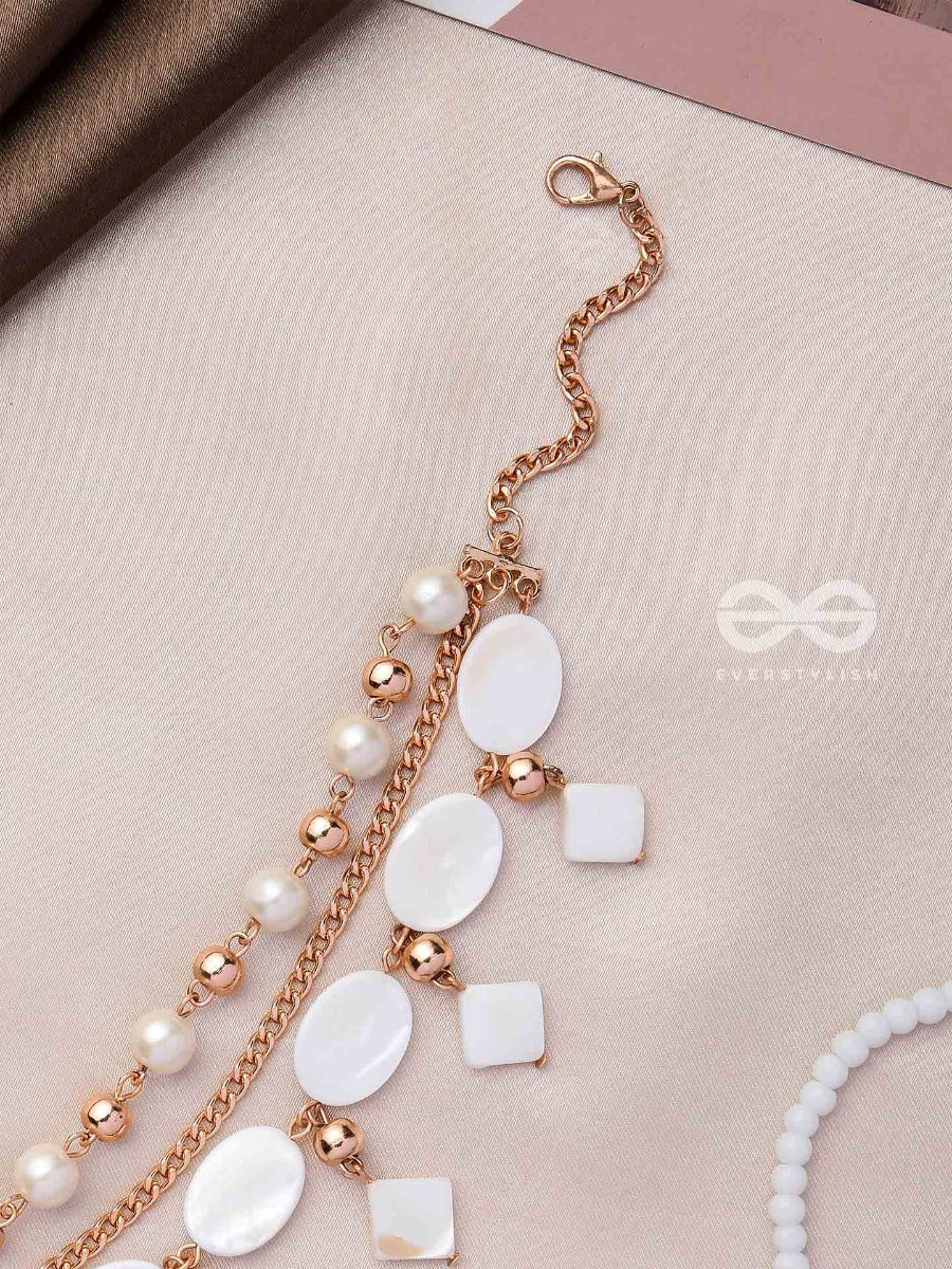 Layers Of Magic - Elegant Multilayered Neckpiece With Anti-Tarnish Coating