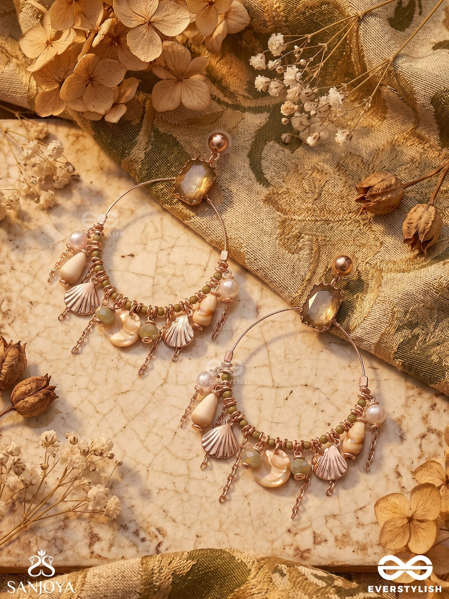 The Tropical Coastline - Statement Drop Crystal Chandelier Earrings