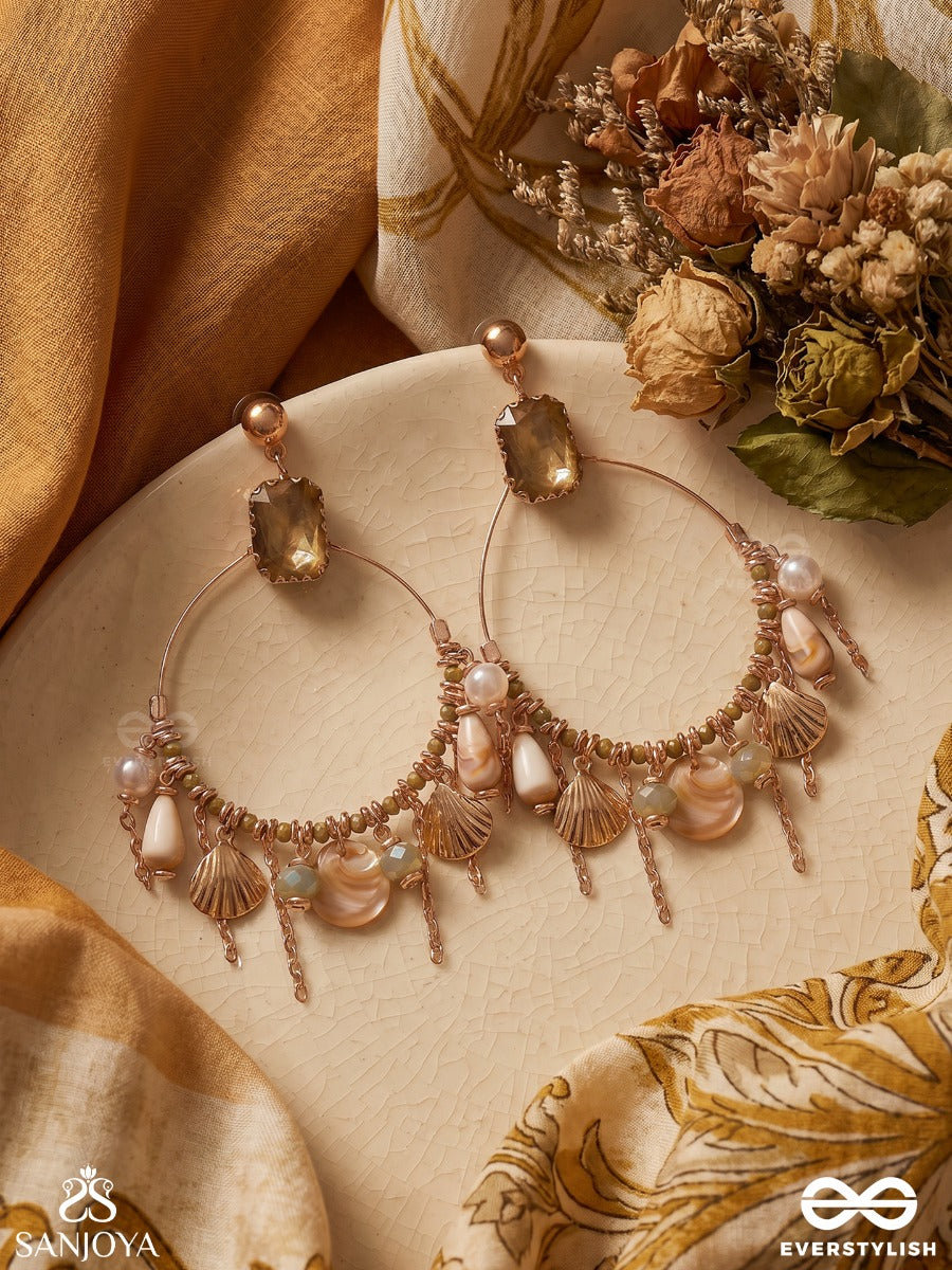 The Tropical Coastline - Statement Drop Crystal Chandelier Earrings