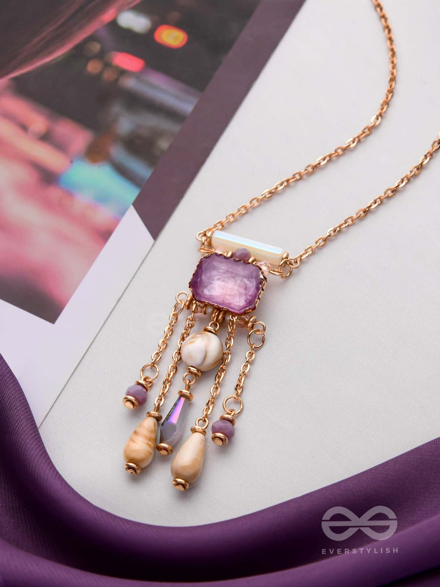The Purple Shores - Modern & Classic Neckpiece With Anti-Tarnish Coating
