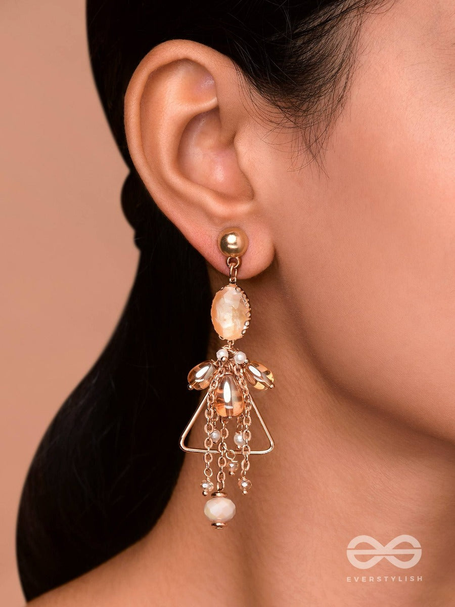 The Sunshine Sparklers - Golden Drop Earrings