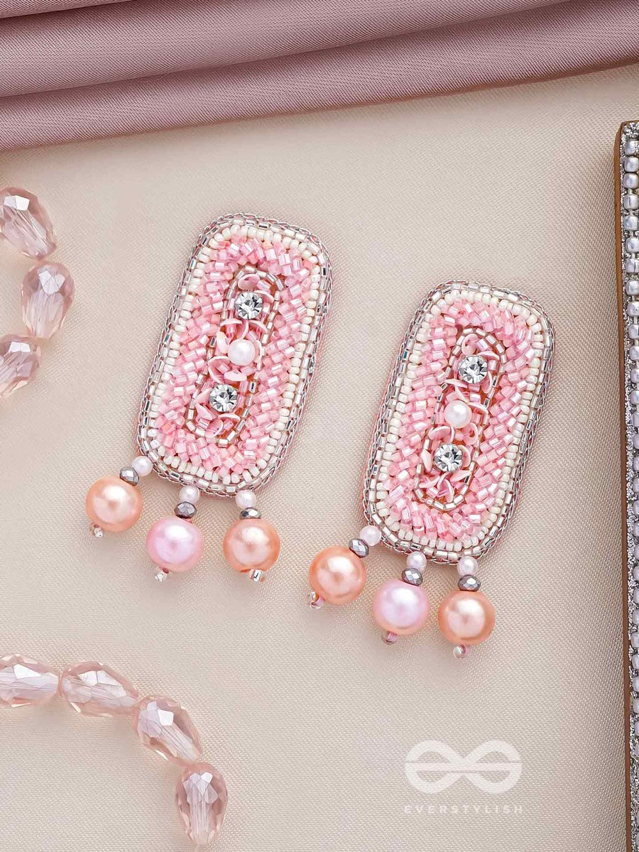 Vapusha - Marvellous Beauty - Sequins, Cut Dana And Beads Embroidered Earrings