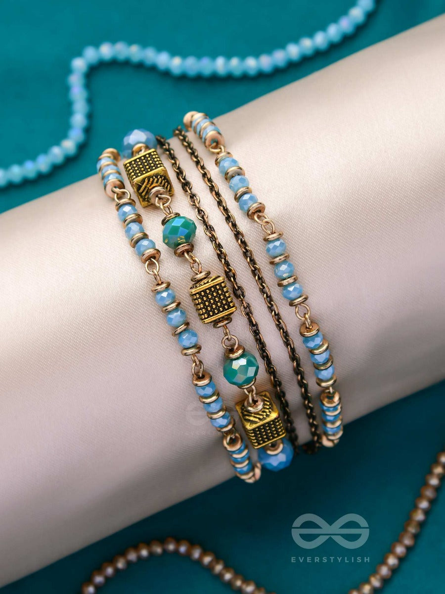 The Heavenly Shades - Multilayered Casual Bracelet