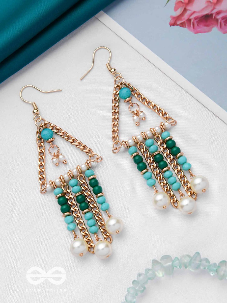 The Drizzle Dazzle - Casual Drop Earrings