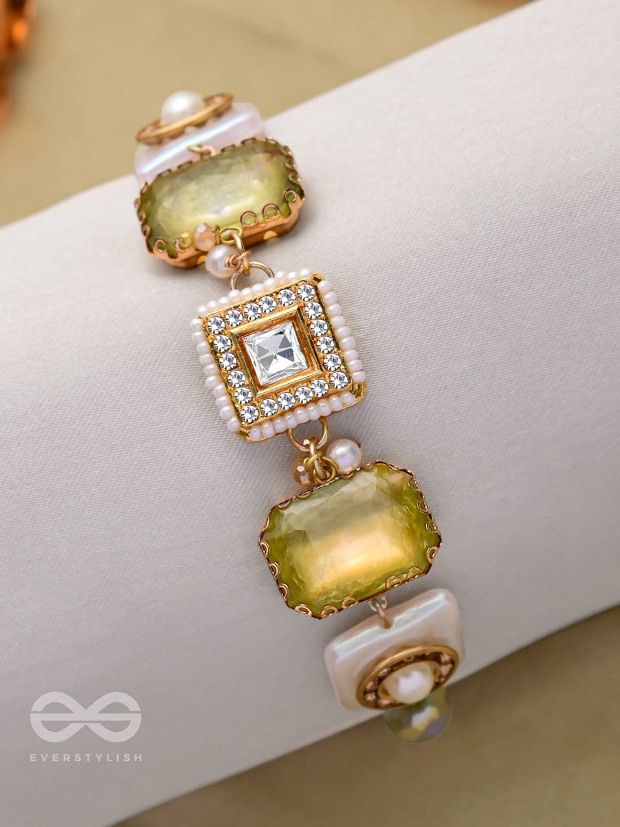 Meadow's Magic - Golden Embellished Bracelet