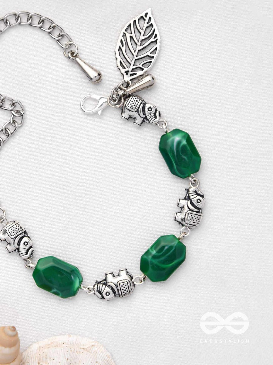 Jungle Jive - Oxidised Embellished Bracelet