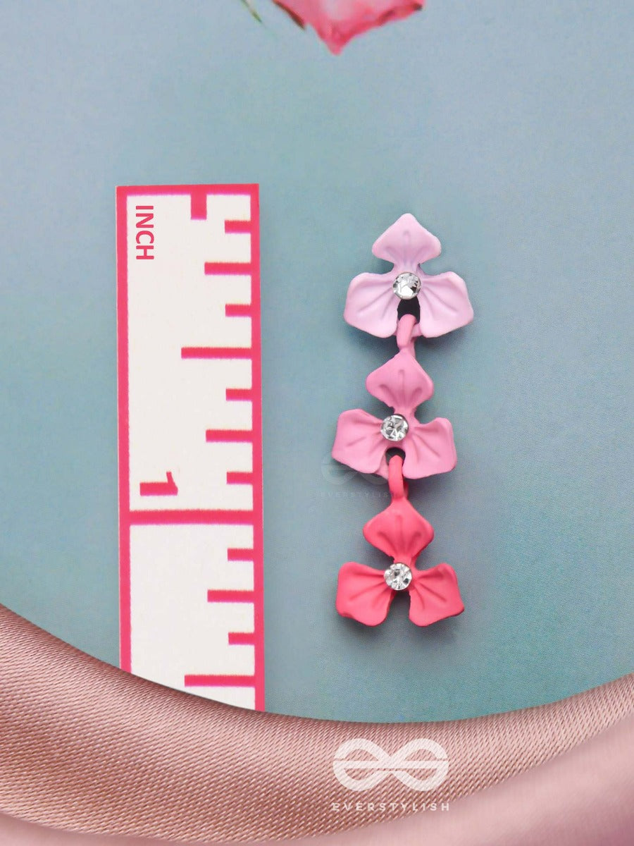 The Cherry Blossoms - Elegant Acrylic Earrings