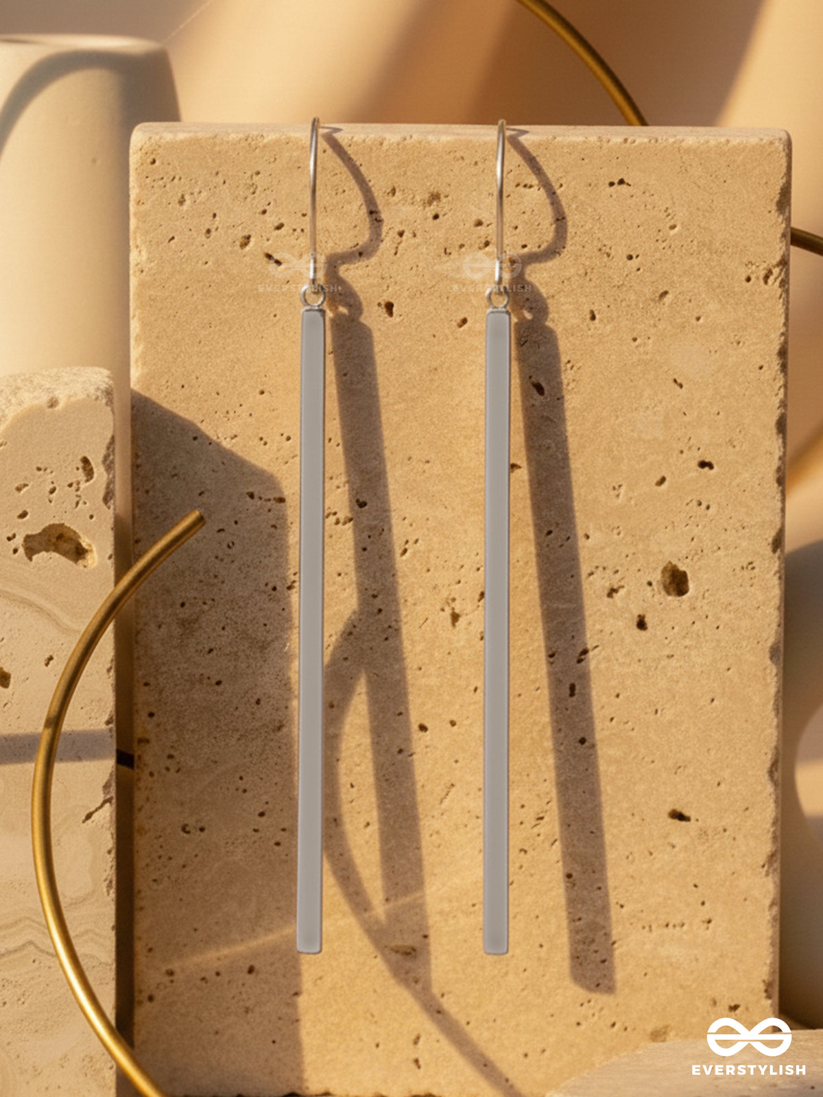 The Luxury Dimensions - Classic Silver Earrings