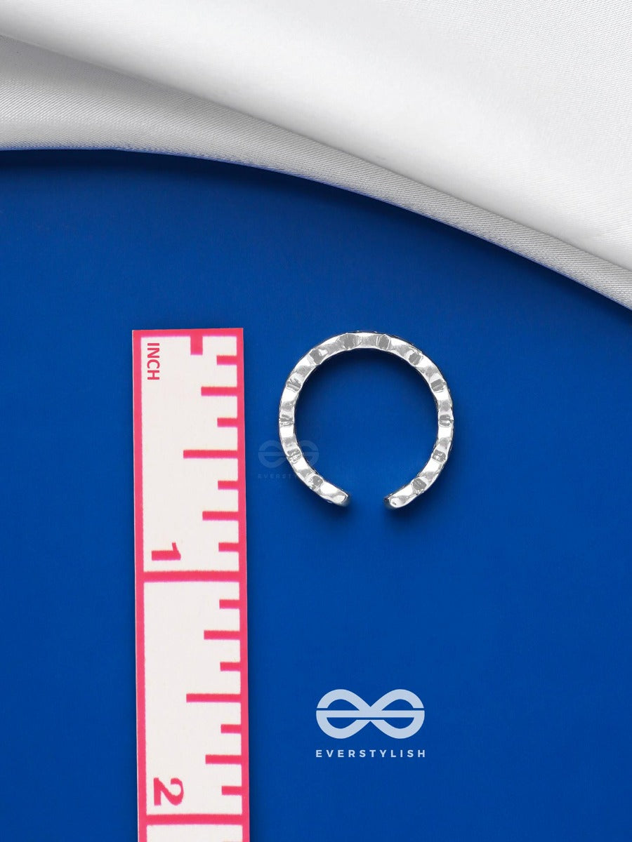 Sinister Smiles - Silver Adjustable Ring