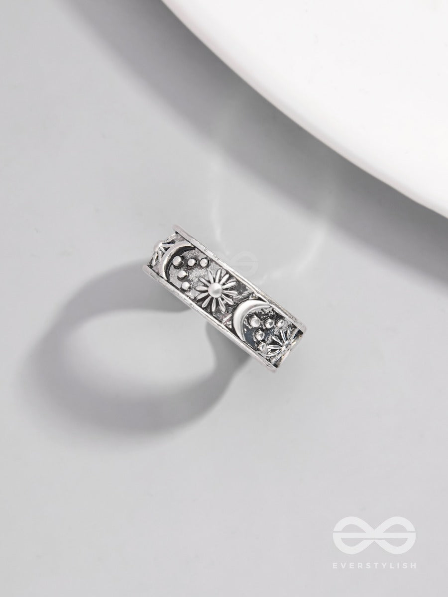 Celestial Legacy - Statement Silver Ring (Adjustable)