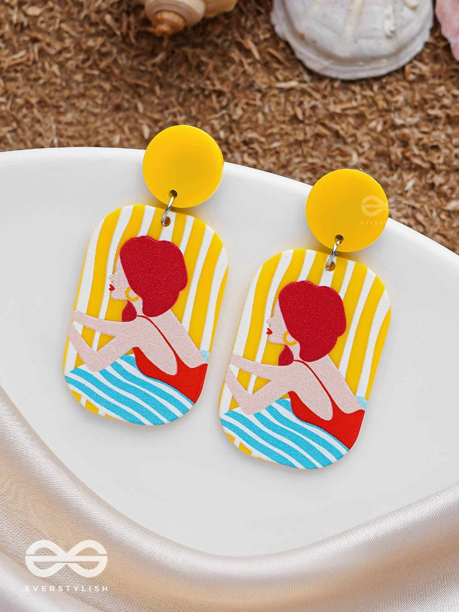 Dive 'N Dabble - Statement Acrylic Earrings