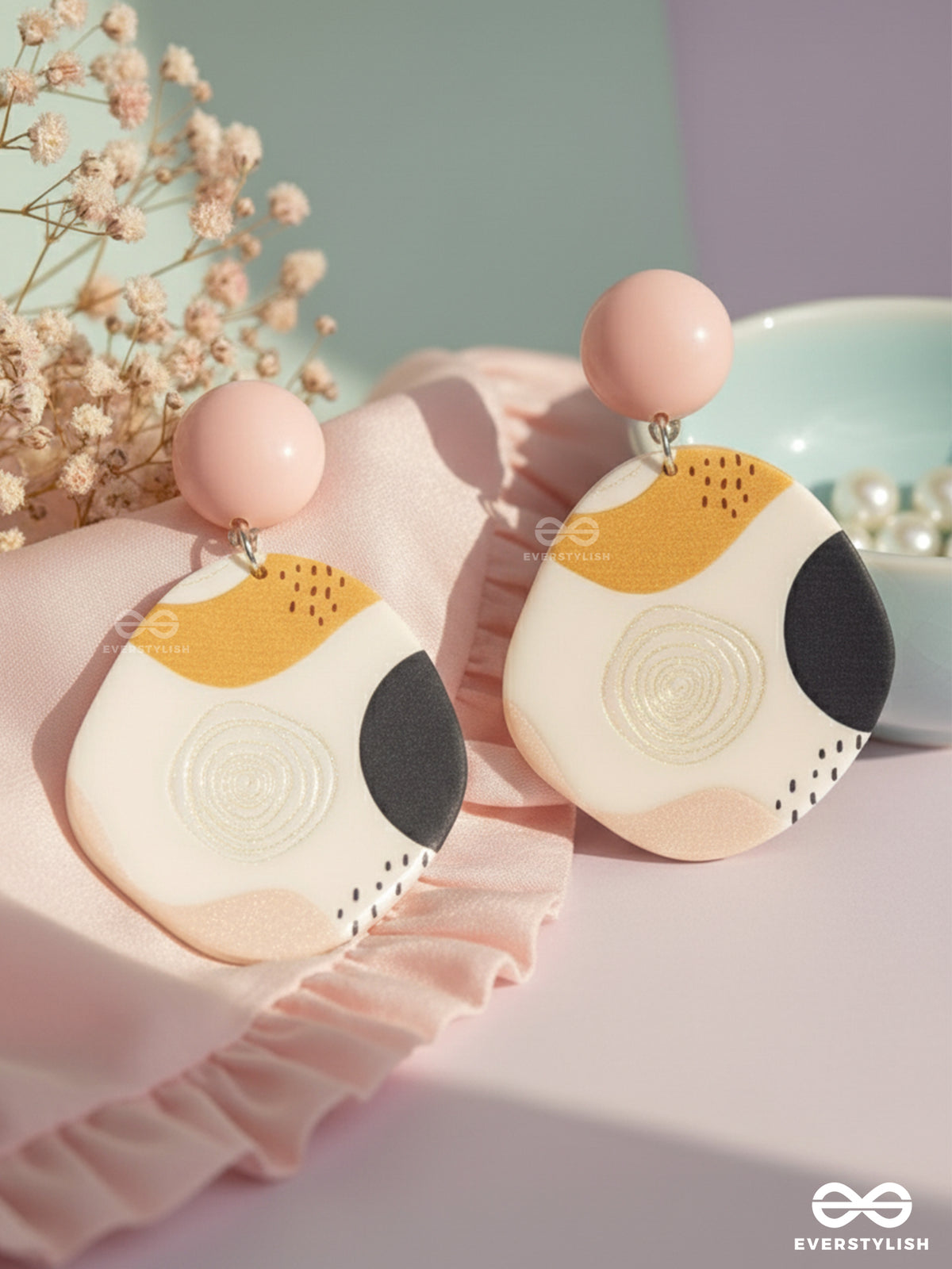 Dreamweaver Delights - Casual Acrylic Earrings