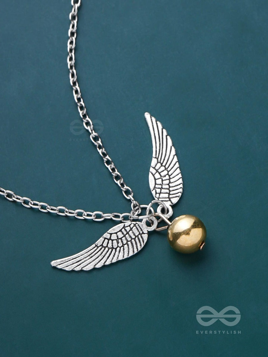 Resting Quidditch - Statement Silver Pendant