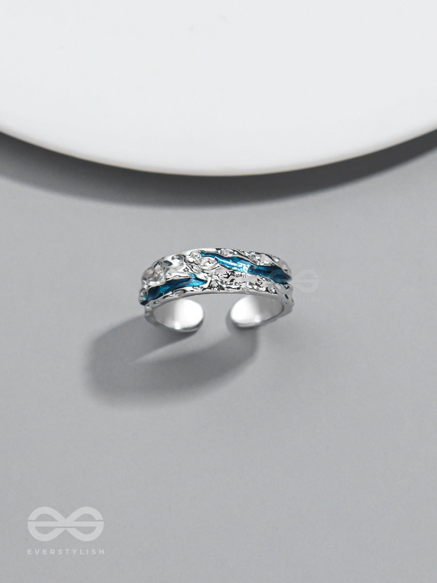 The Teal River - Silver Ring