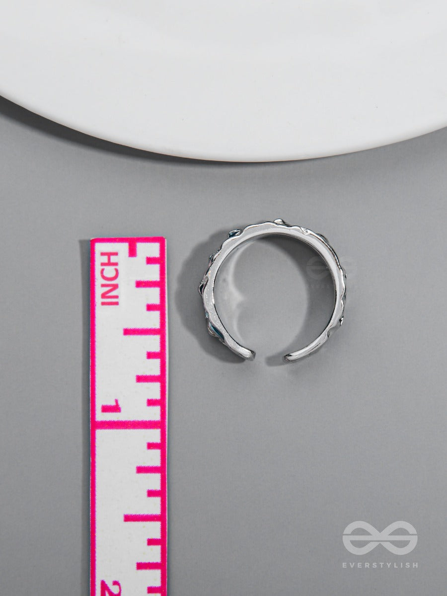 The Teal River - Silver Ring