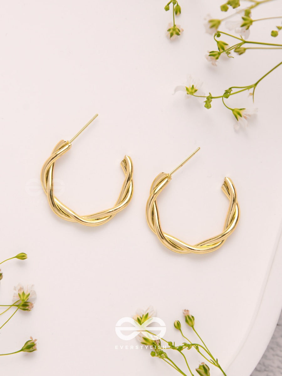 Tangled Treasures - Golden Earrings