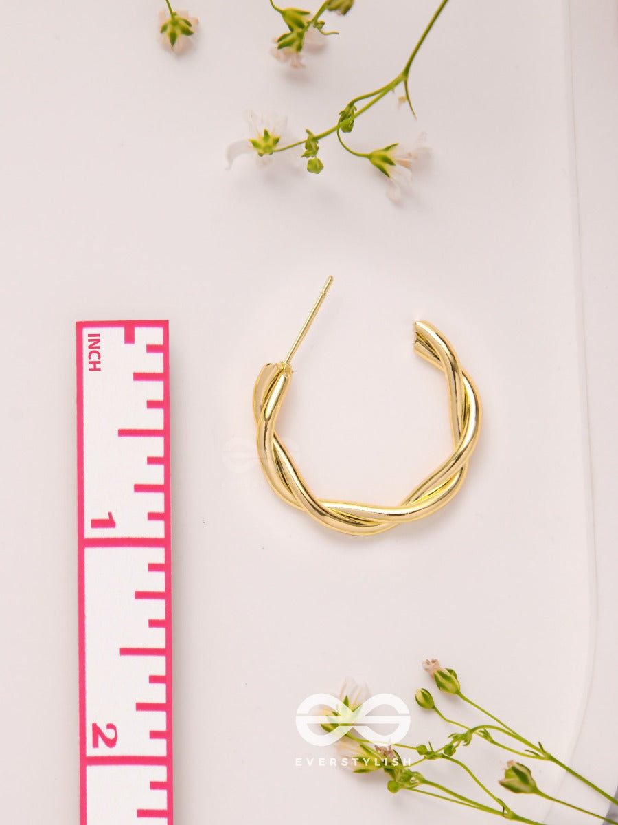 Tangled Treasures - Golden Earrings