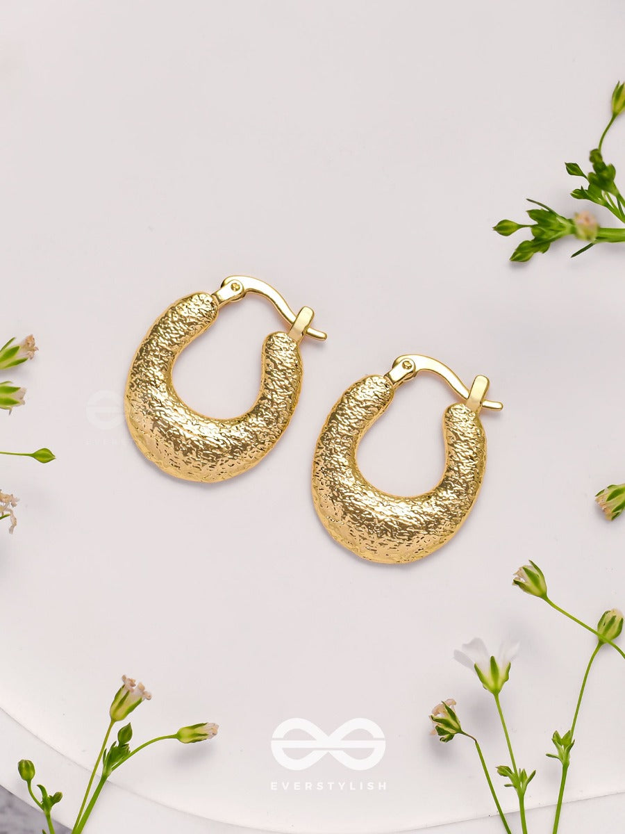Glittering Halos - Golden Earrings