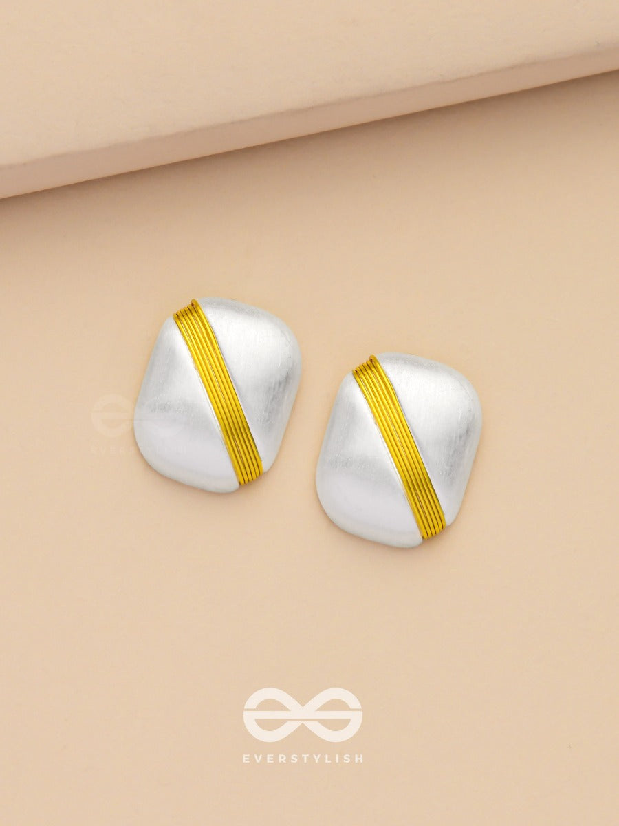Timeless Nobility - White Stud Earrings