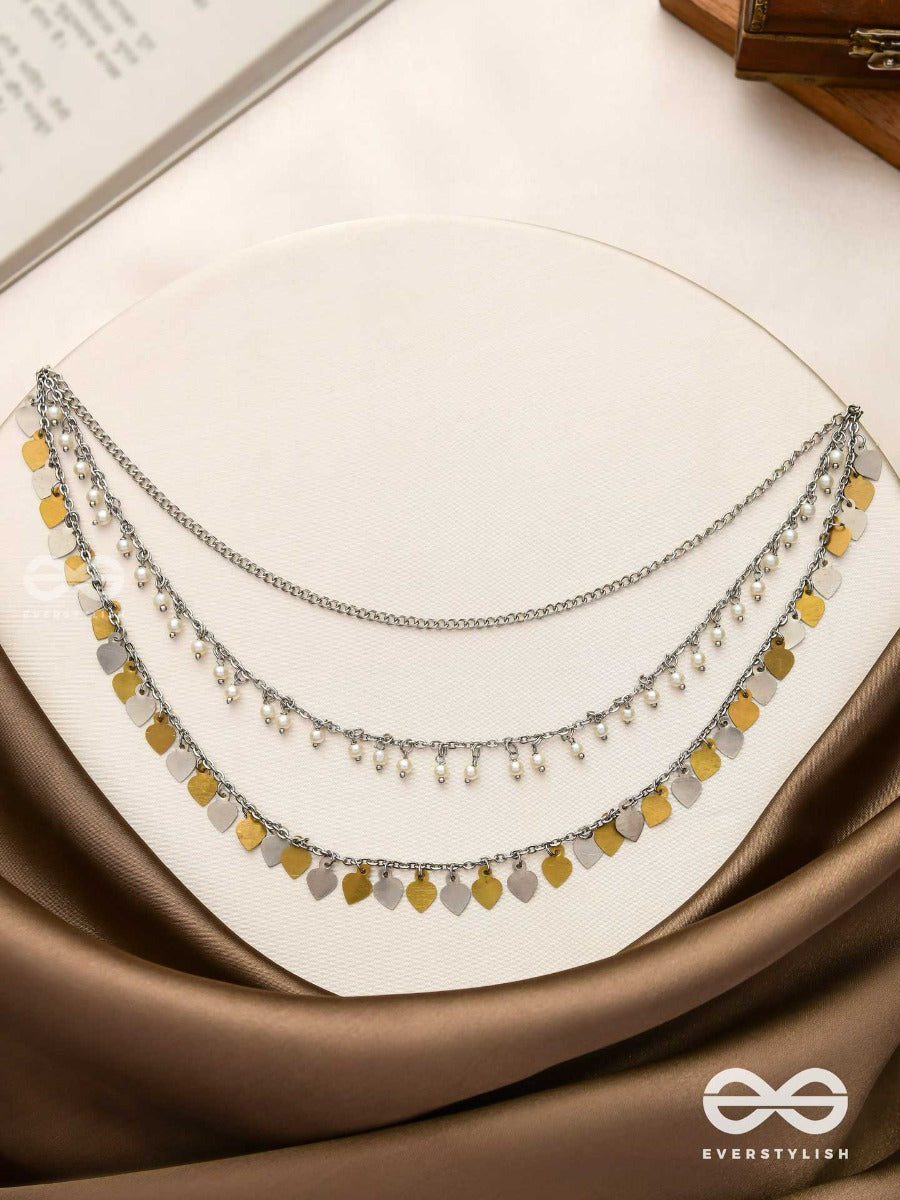 The Spellbinding Chimes - Beads And Coins Multilayered Neckpiece