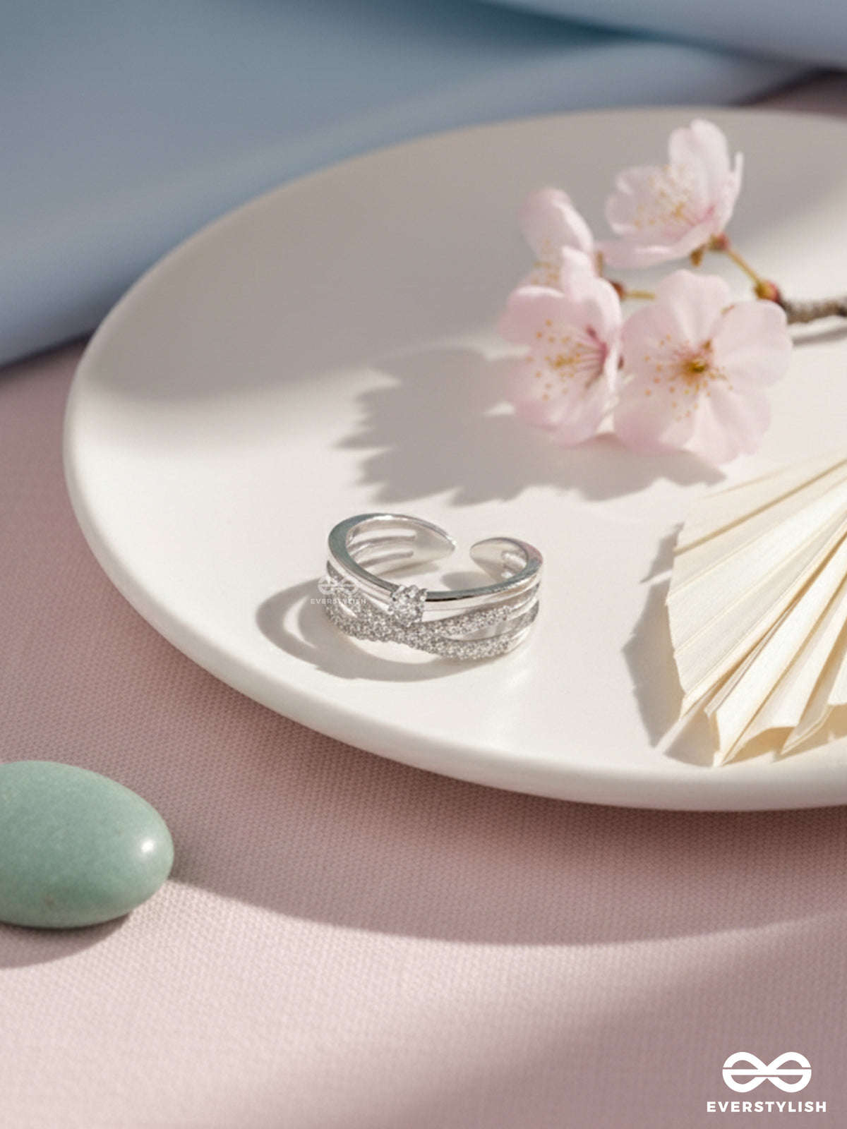The Precious Proposal - Cubic Zirconia Silver Ring (Adjustable)