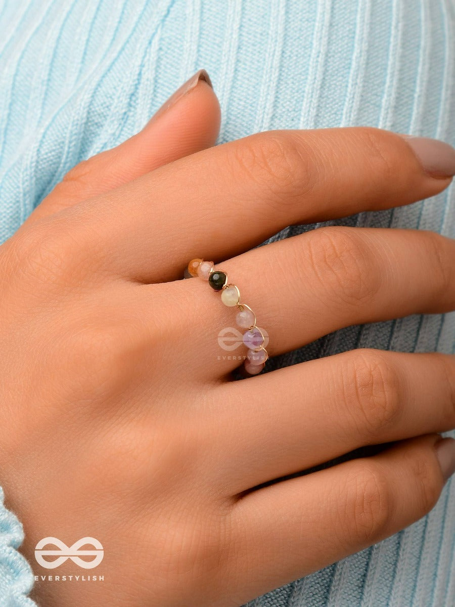 The Pastel Gravel - Golden Ring (Adjustable)