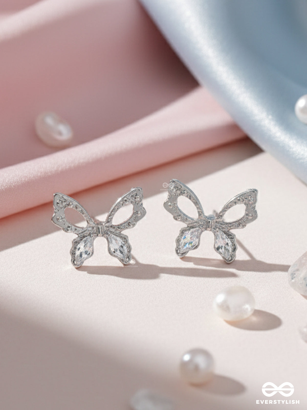Pristine Excellence - Crystal Butterfly Studs