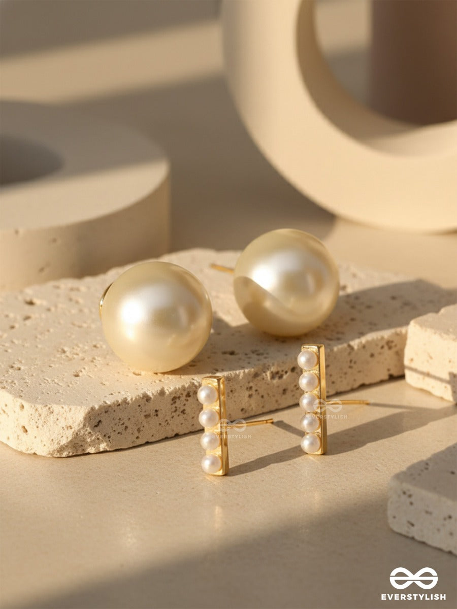 Gleam Pearls- Pearl Stud Earrings