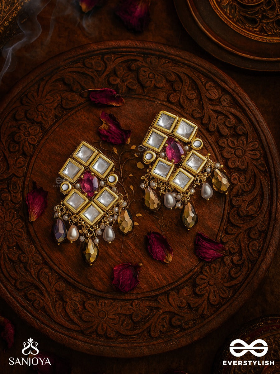 Dharaharatna - Jewel Of Heritage - Hand Embroidered Bridal Kundan Set With Choker Neckpiece, Earrings And Maangtika