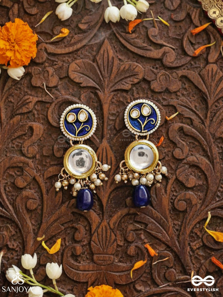 Shitala - Cool And Calm- Handmade Kundan Set With Necklace And Earrings