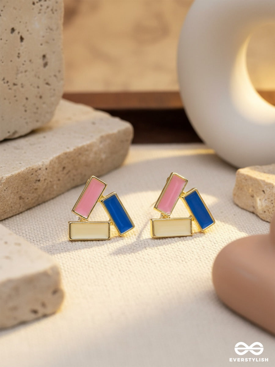 Trio Tints- Modern Geometric Studs
