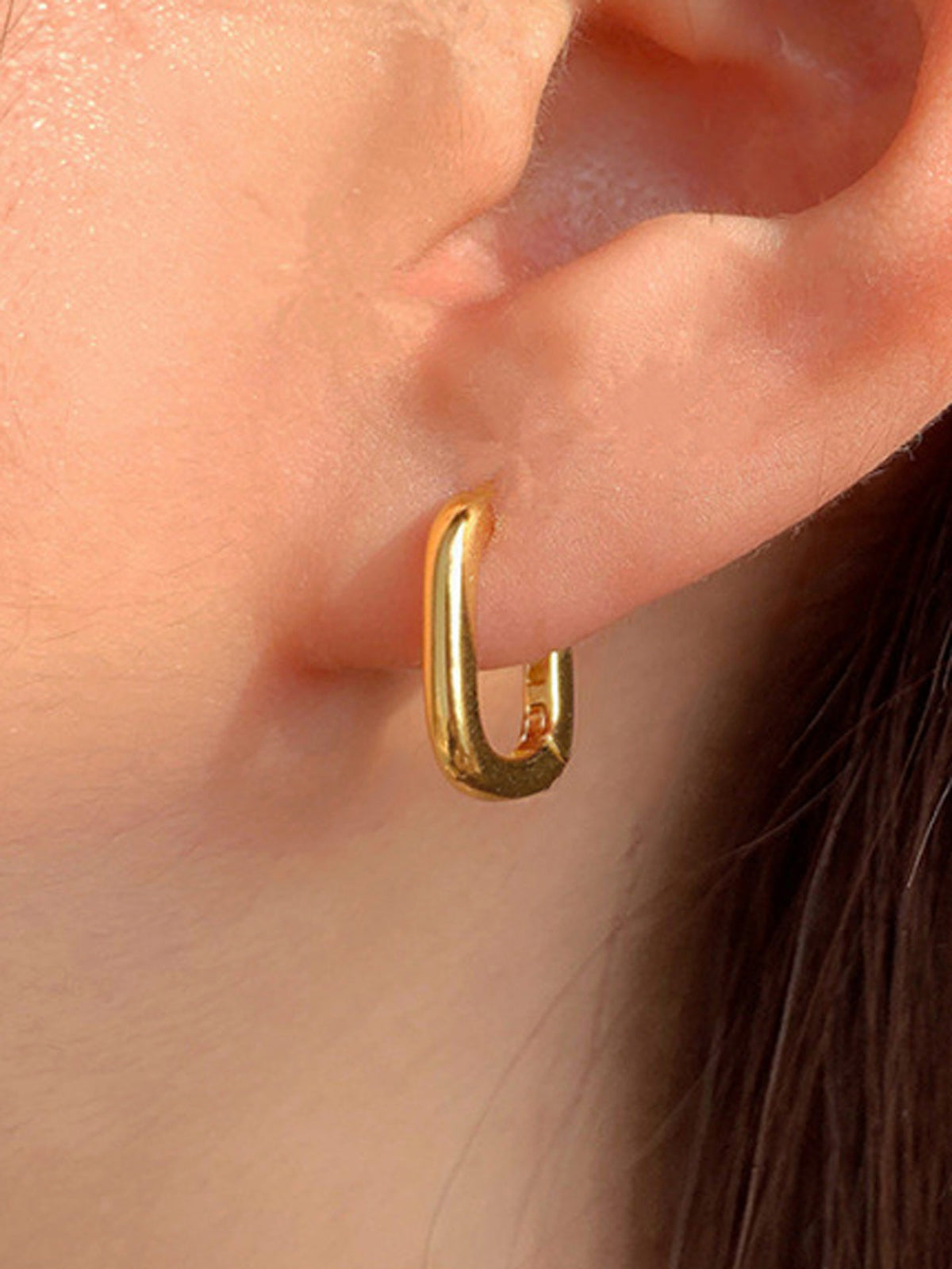 Urban Loop- Sleek And Contemporary Gold Hoops