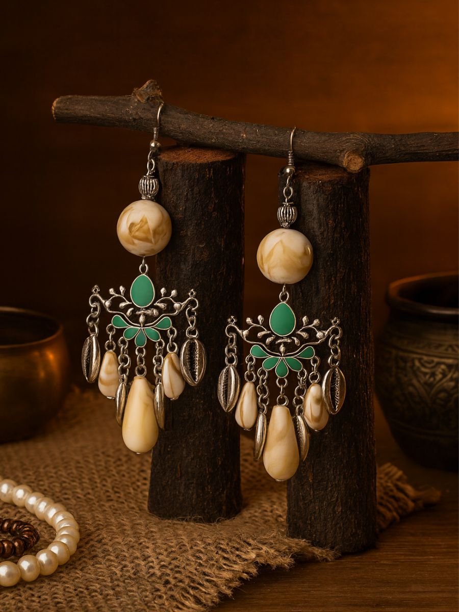 Desert Dream - Oxidised Bohemian Danglers