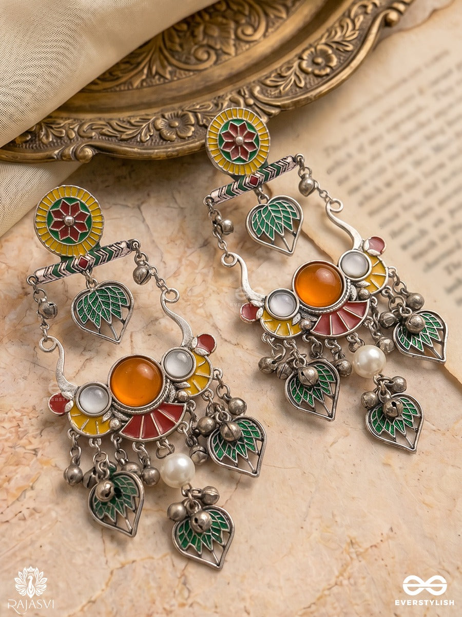 Heritage Hues - Bohemian Chandelier Earrings