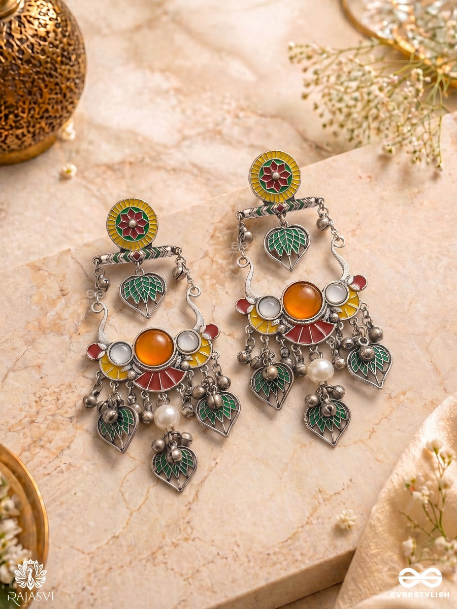 Heritage Hues - Bohemian Chandelier Earrings