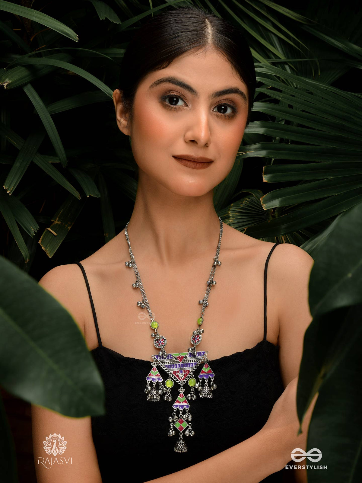 Folkraaga - Heritage-Inspired Oxidised Necklace