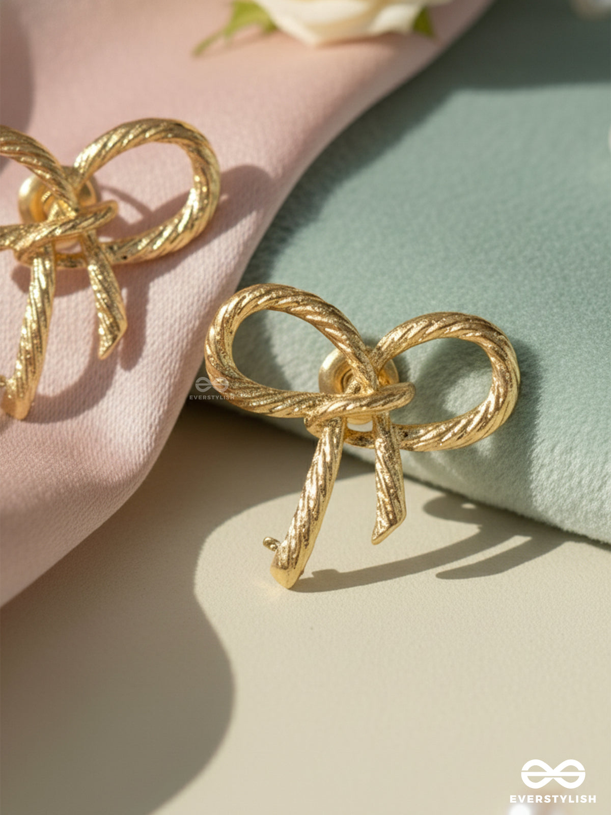Gold Bow - Minimal Bow Studs That Define Everyday Elegance
