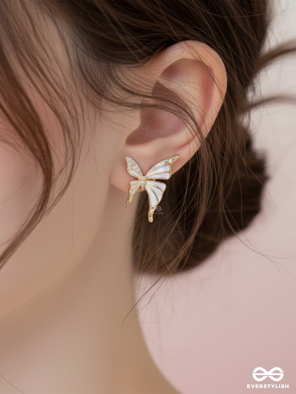 The Ethera - Angelic Golden Fairy Studs