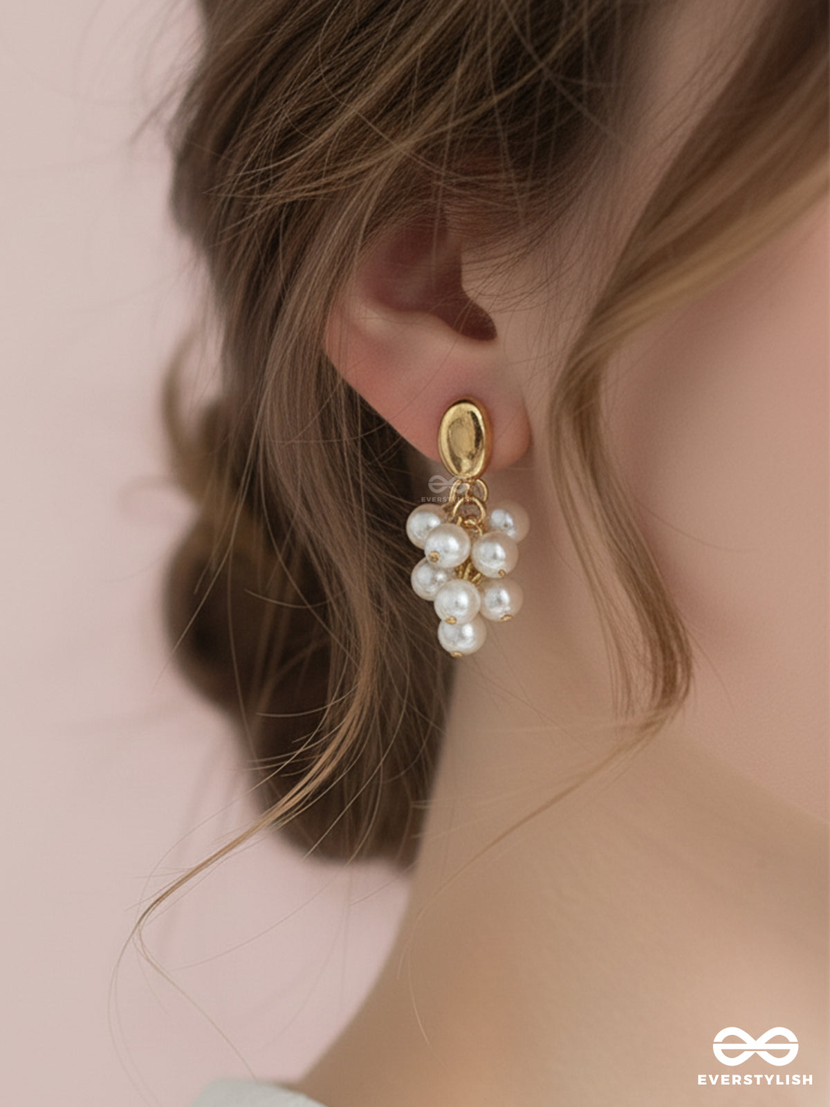 Pearl Chime - Dainty Multi-Pearl Drop Earrings