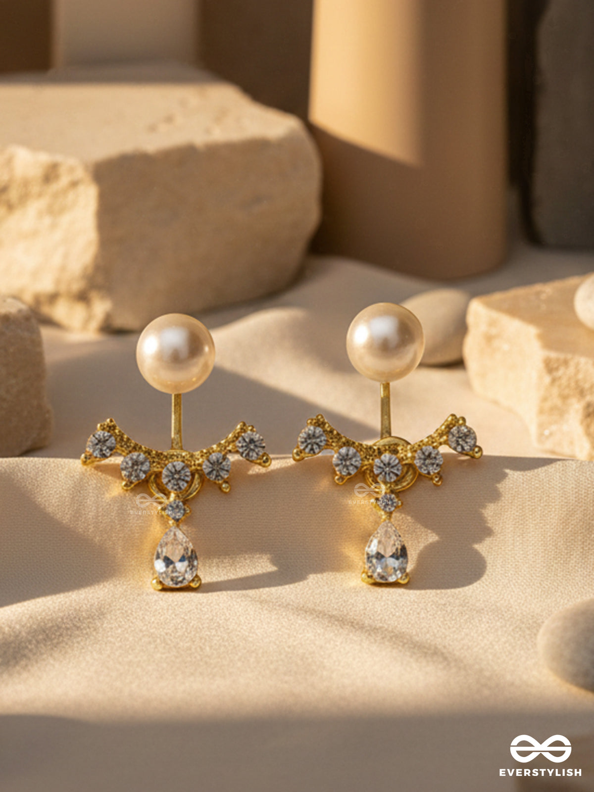 Pearl Peep - Sweet Crystal Ear Jackets