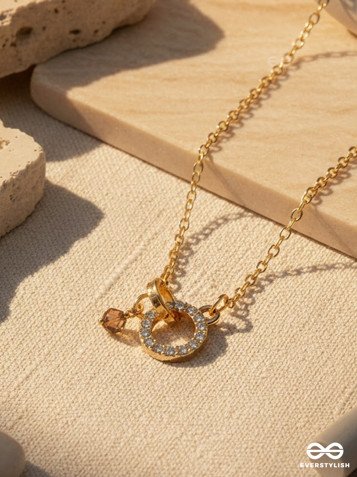 Eternal Loop - Minimal Double Loop Pendant Necklace
