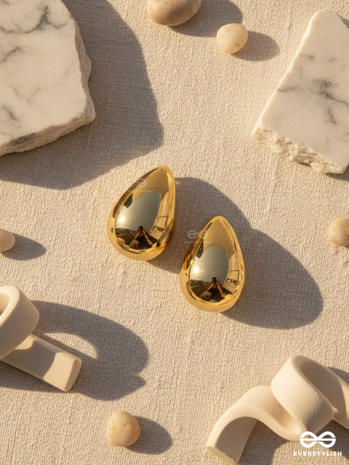 Honeydrop - Soft Gold Drop Earrings