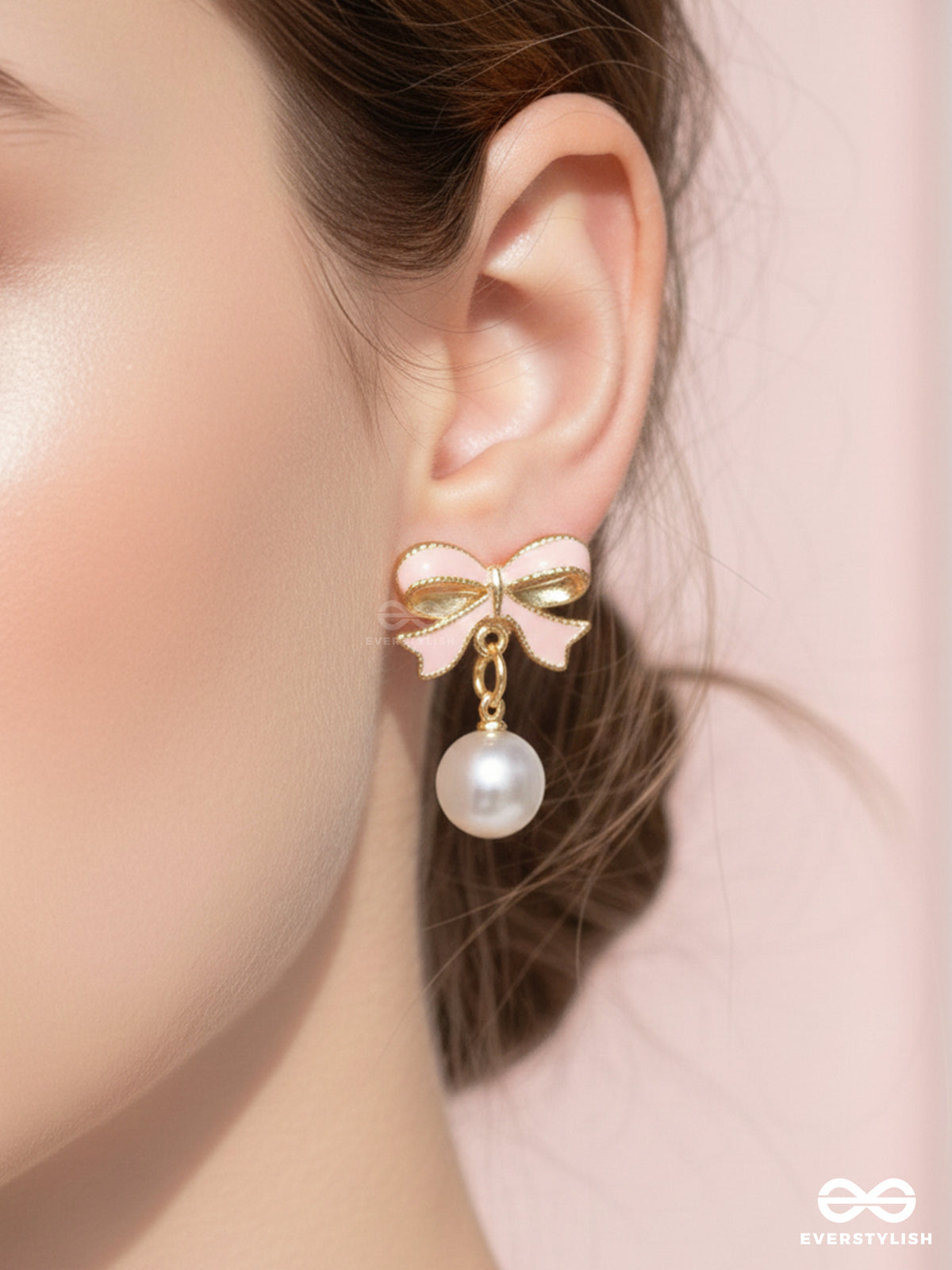 Bowberry - Pearl Drop Earrings
